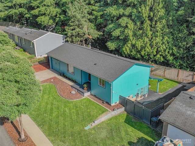 1717 14th Ave SE, Olympia, WA 98501 - view from above of property