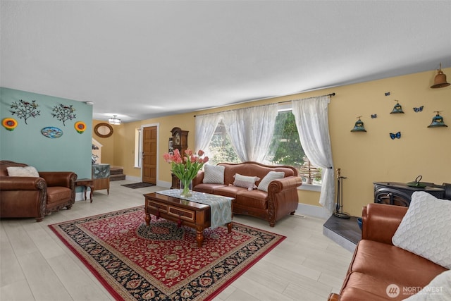 6830 SE Arlington Pl, Port Orchard, WA 98367 - living area with light wood finished floors