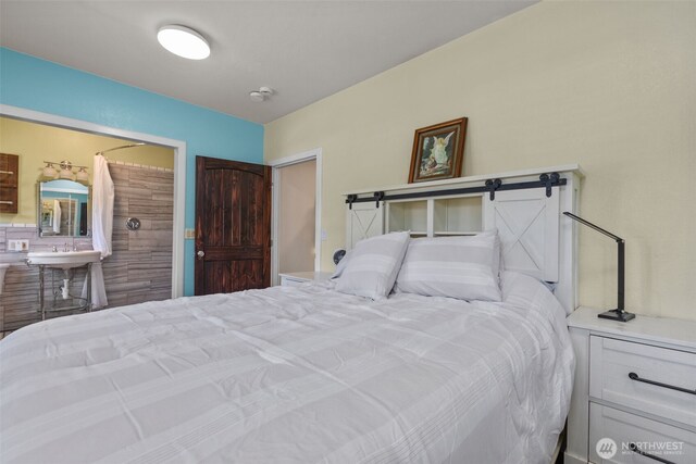 6830 SE Arlington Pl, Port Orchard, WA 98367 - bedroom with ensuite bath