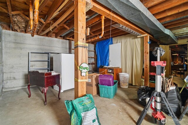 411 15th Ave, Milton, WA 98354 - view of unfinished basement