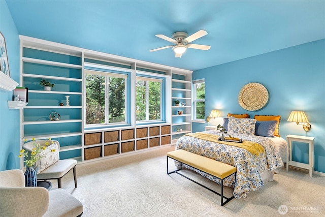 7506 Hawkstone Ave SW, Port Orchard, WA 98367 - bedroom featuring carpet floors and ceiling fan