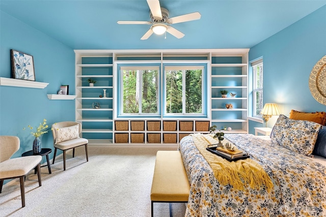 7506 Hawkstone Ave SW, Port Orchard, WA 98367 - bedroom featuring carpet and a ceiling fan