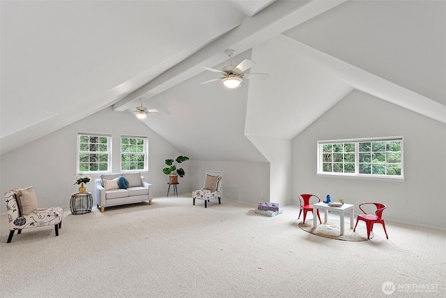 7506 Hawkstone Ave SW, Port Orchard, WA 98367 - recreation room with carpet floors and ceiling fan