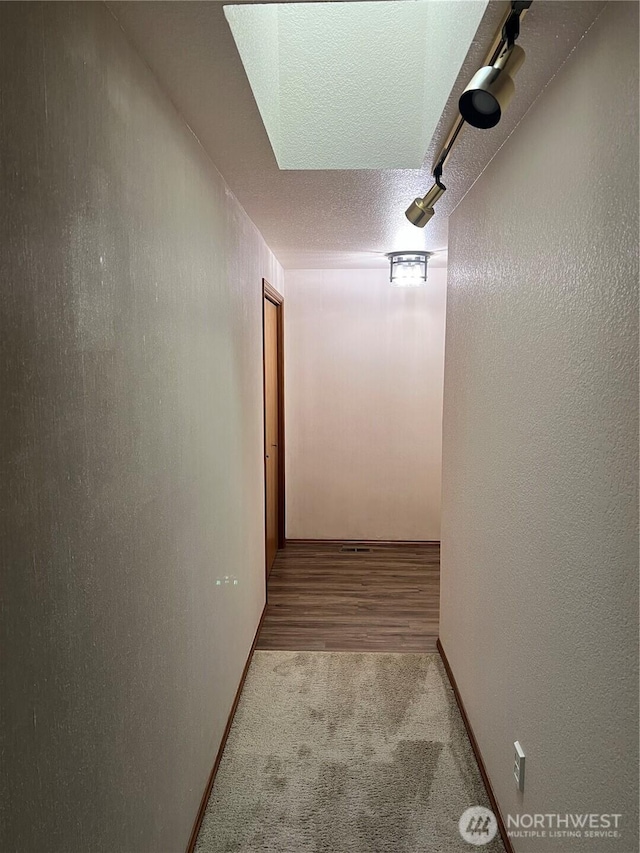 7908 53rd St W, University Place, WA 98467 - hall with carpet flooring, a textured wall, and a textured ceiling