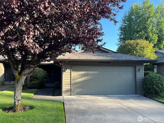7908 53rd St W, University Place, WA 98467 - view of front facade with a shingled roof and a front yard