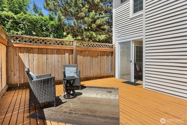 15600 116th Ave NE Unit E4, Bothell, WA 98011 - view of wooden deck