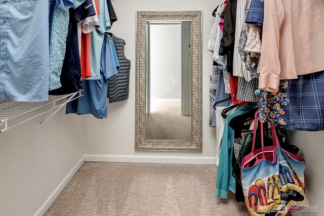 1125 Hemlock Ave SW, North Bend, WA 98045 - walk in closet with carpet floors