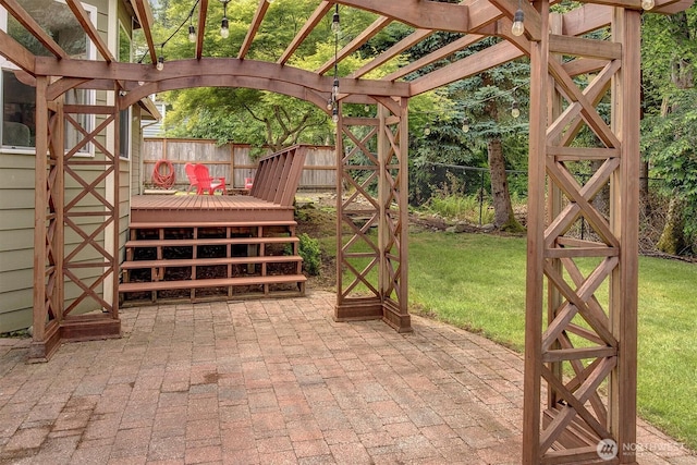 1125 Hemlock Ave SW, North Bend, WA 98045 - view of patio / terrace featuring a wooden deck