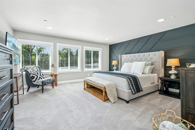 7223 NE 118th Ct, Kirkland, WA 98034 - carpeted bedroom with recessed lighting and baseboards