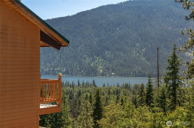 16537 Lakeview Dr, Leavenworth, WA 98826 - mountain view featuring a heavily wooded area and a nearby body of water