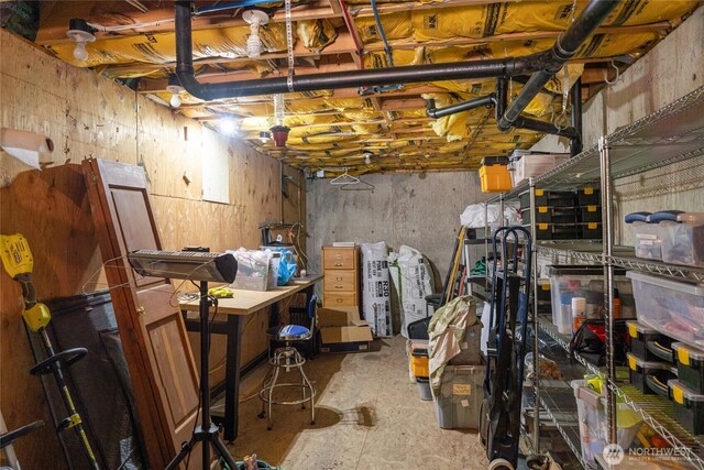 16537 Lakeview Dr, Leavenworth, WA 98826 - view of unfinished basement