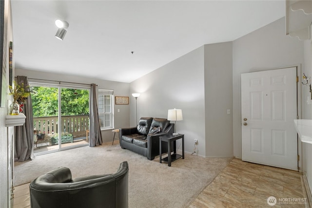 215 100th St SW Unit A305, Everett, WA 98204 - living area with lofted ceiling