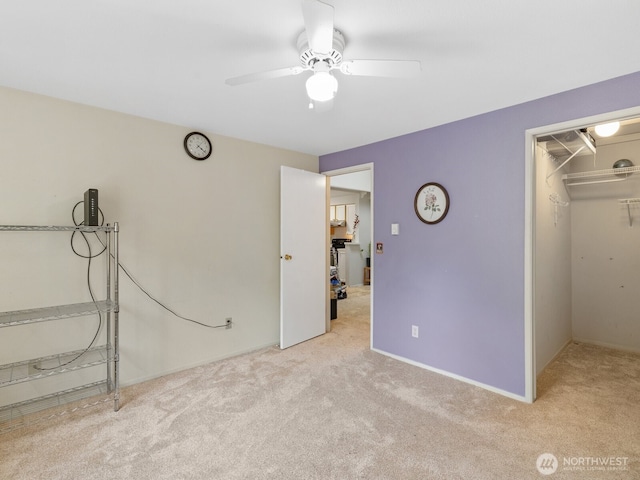 215 100th St SW Unit A305, Everett, WA 98204 - unfurnished bedroom with carpet floors and ceiling fan