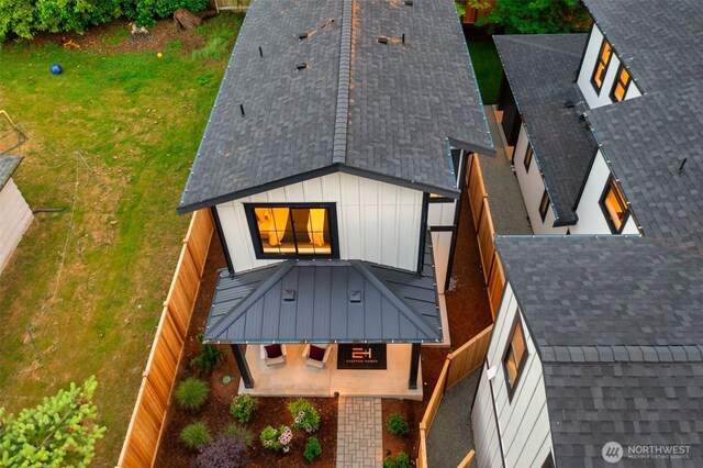 13005 NE 88th St, Kirkland, WA 98033 - view from above of property