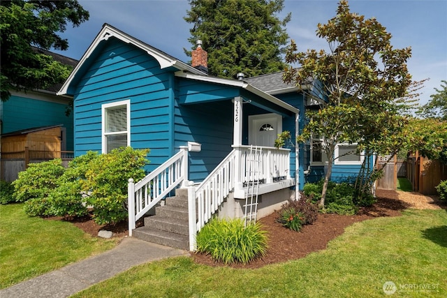 2226 King St, Bellingham, WA 98225 - view of front of house featuring a chimney