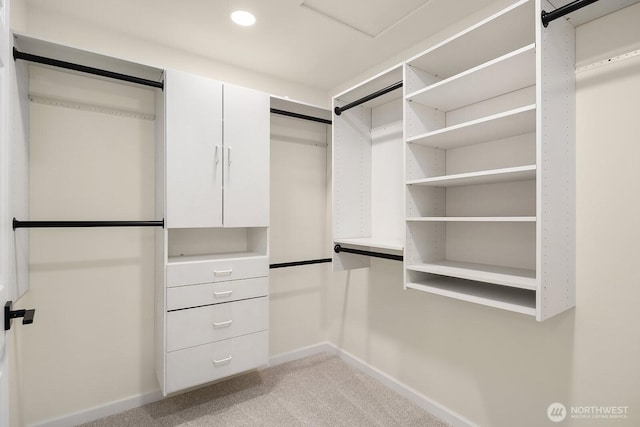 2892 160th Pl NE, Bellevue, WA 98008 - spacious closet featuring light colored carpet