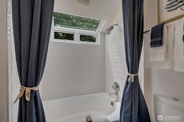 202 W Olympic Pl Unit 201, Seattle, WA 98119 - full bathroom with shower / bath combo and toilet