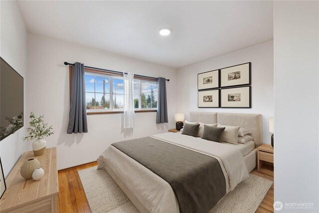2104 E Ave, Anacortes, WA 98221 - bedroom with wood finished floors