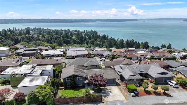 5530 Frances Ave NE, Tacoma, WA 98422 - aerial perspective of suburban area featuring a nearby body of water