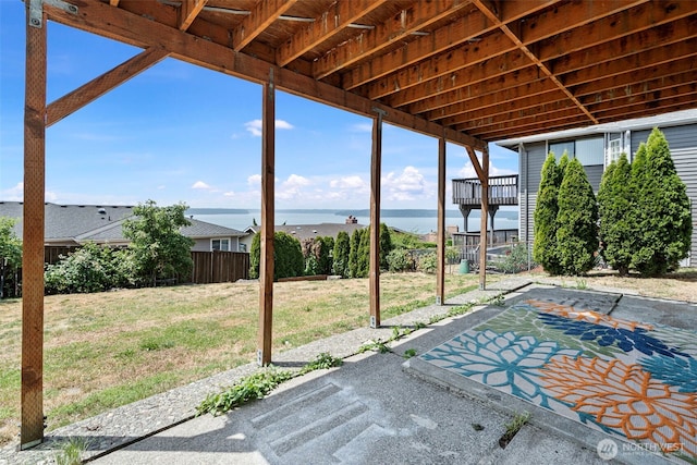 5530 Frances Ave NE, Tacoma, WA 98422 - view of patio / terrace with a water view