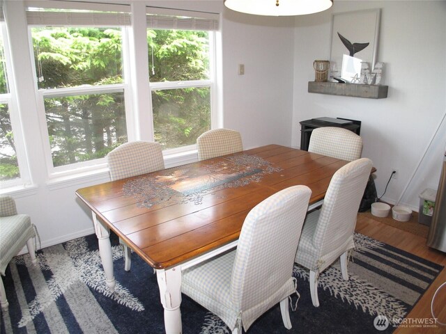 32404 G St, Ocean Park, WA 98640 - dining area featuring wood finished floors and baseboards