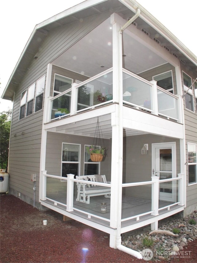 32404 G St, Ocean Park, WA 98640 - view of side of home with a balcony