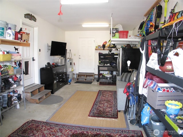 32404 G St, Ocean Park, WA 98640 - garage with fridge and electric water heater