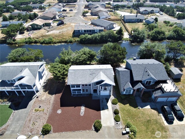 32404 G St, Ocean Park, WA 98640 - aerial view of residential area featuring a nearby body of water