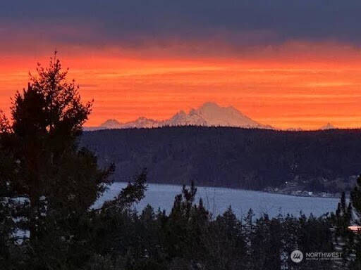 93 Old Schoolhouse Rd, Sequim, WA 98382 - view of mountain background with a nearby body of water