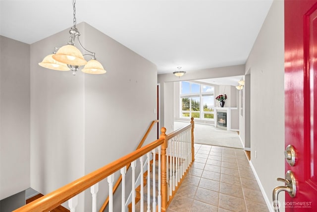 93 Old Schoolhouse Rd, Sequim, WA 98382 - hallway with light carpet and an upstairs landing