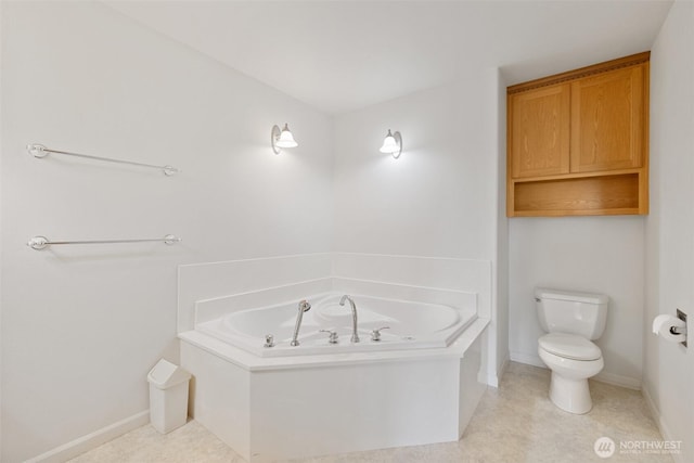 93 Old Schoolhouse Rd, Sequim, WA 98382 - full bath with toilet and a garden tub