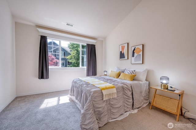 4121 248th Ct SE Unit 45, Sammamish, WA 98029 - bedroom featuring carpet floors and vaulted ceiling