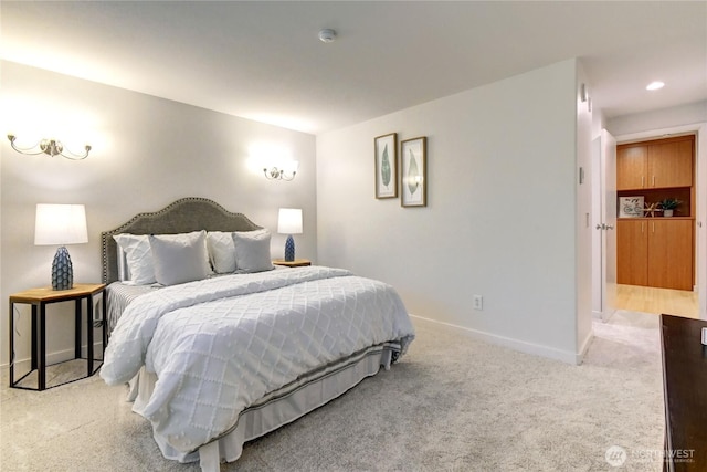 15732 NE 70th Ct, Redmond, WA 98052 - bedroom featuring light colored carpet and recessed lighting