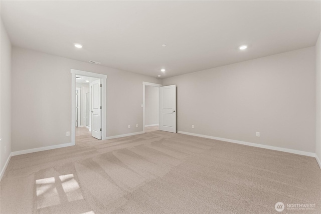 4043 98th Avenue Ct E Unit 24, Edgewood, WA 98371 - unfurnished bedroom featuring light colored carpet and recessed lighting