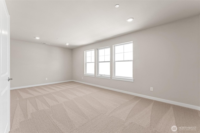 4043 98th Avenue Ct E Unit 24, Edgewood, WA 98371 - empty room with light carpet and recessed lighting