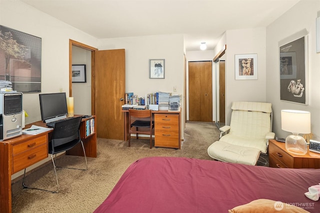 3939 108th Ave NE Unit A104, Bellevue, WA 98004 - bedroom with carpet and an office area