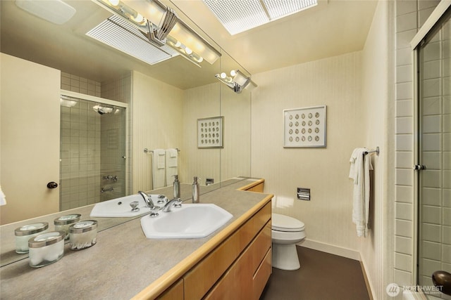 8751 Jones Ave NW, Seattle, WA 98117 - full bath with tiled shower and vanity