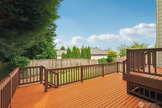 3301 Monterey Ct NE, Renton, WA 98056 - view of wooden deck