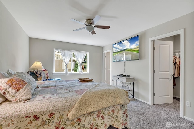 19802 69th Avenue Ct E, Spanaway, WA 98387 - bedroom featuring carpet and a ceiling fan