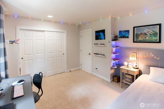 903 198th Ave E, Lake Tapps, WA 98391 - bedroom featuring carpet floors and a closet