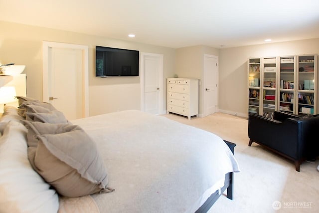903 198th Ave E, Lake Tapps, WA 98391 - bedroom with light carpet and recessed lighting