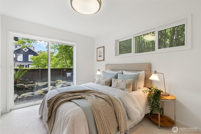201 20th Ave E, Seattle, WA 98112 - bedroom with access to exterior and carpet