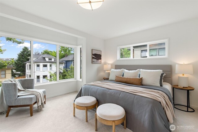 201 20th Ave E, Seattle, WA 98112 - carpeted bedroom featuring baseboards