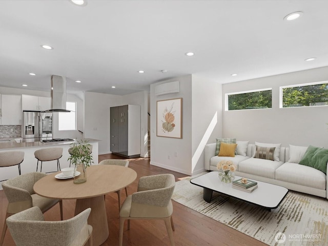 733 Martin Luther King Jr Way, Seattle, WA 98144 - living room featuring wood finished floors and recessed lighting