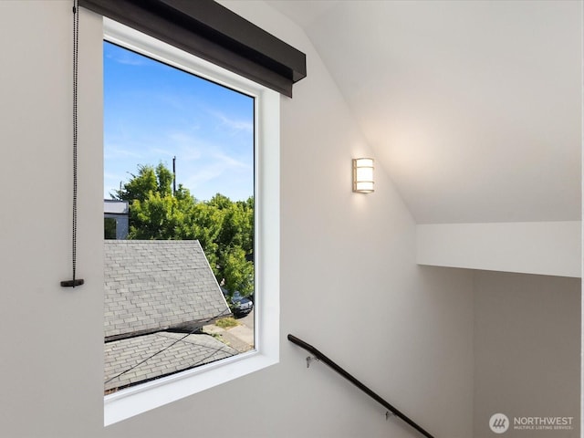 733 Martin Luther King Jr Way, Seattle, WA 98144 - staircase with lofted ceiling