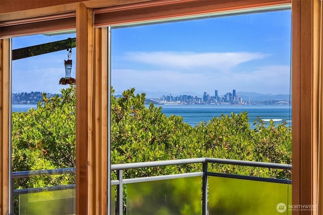 9882 Manitou Beach Dr NE, Bainbridge Island, WA 98110 - water view featuring city skyline