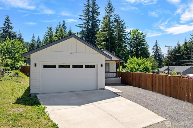 7952 Apache Dr, Maple Falls, WA 98266 - garage with concrete driveway