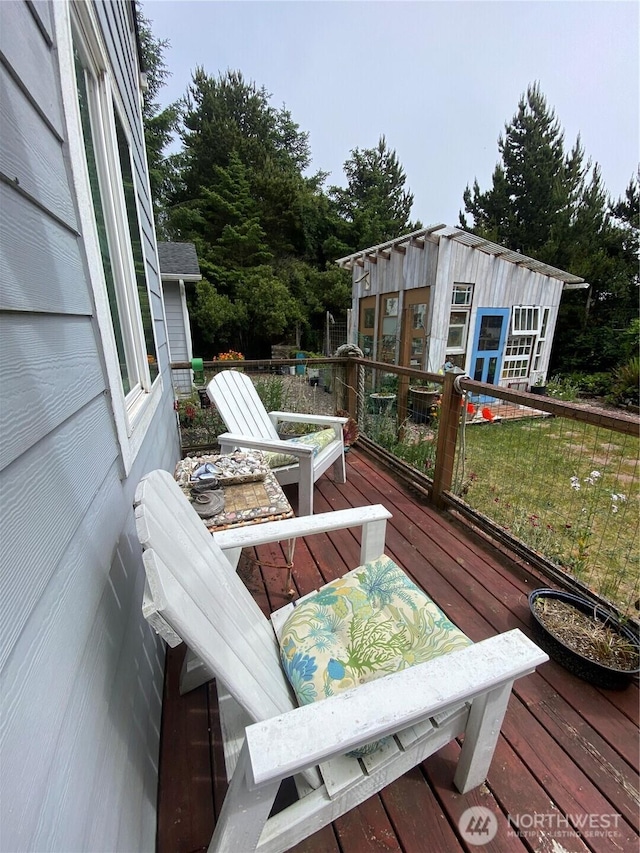 604 Ocean Shores Blvd SW, Ocean Shores, WA 98569 - deck featuring an outdoor structure