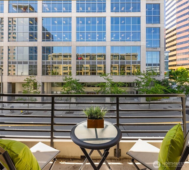 300 110th Ave NE Unit 303, Bellevue, WA 98004 - balcony with a city view