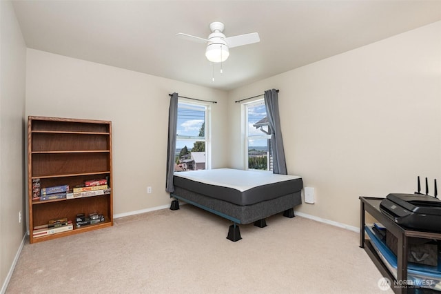 1228 81st Dr SE, Lake Stevens, WA 98258 - carpeted bedroom with baseboards and a ceiling fan